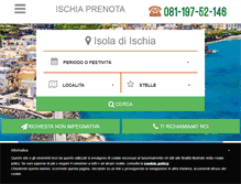 Tablet Screenshot of ischiaprenota.com